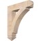 Ekena Millwork Thorton Arts & Crafts Smooth Bracket, Douglas Fir, 5 1/2"W x 28"D x 32"H BKT06X28X32THR03SDF - alternate 1